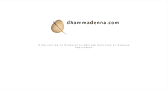 Desktop Screenshot of dhammadenna.com