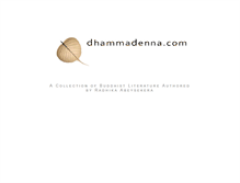 Tablet Screenshot of dhammadenna.com